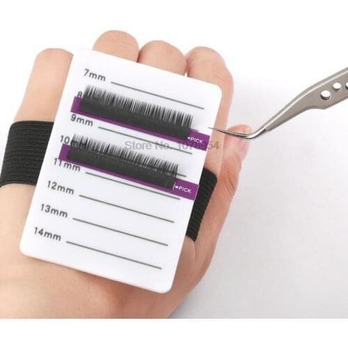 200pcs Makeup Acrylic Eyelashes Extensions Pallet Lashes Display Eyelash Holder normal quality beauty