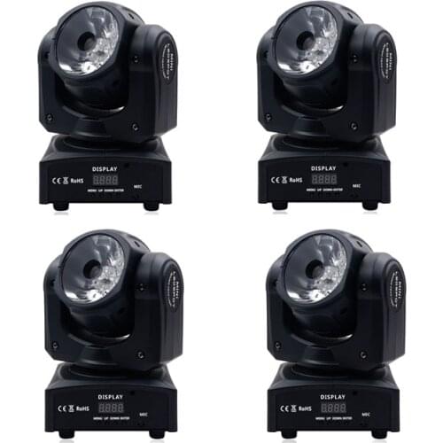 4pcs/lot china dj lights 60W led moving heads spot light led beam moving head beam stage lighting