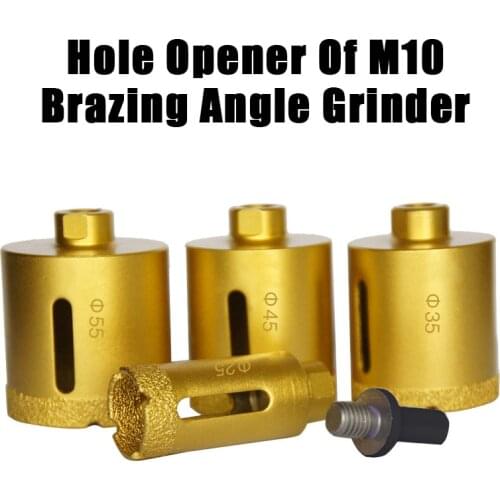 6-100mm M10 Thread Dry Vacuum Brazed Diamond Marble Drilling Core Bit Ceramic Tile Hole Saw Opener Granite Marble Drill Bits