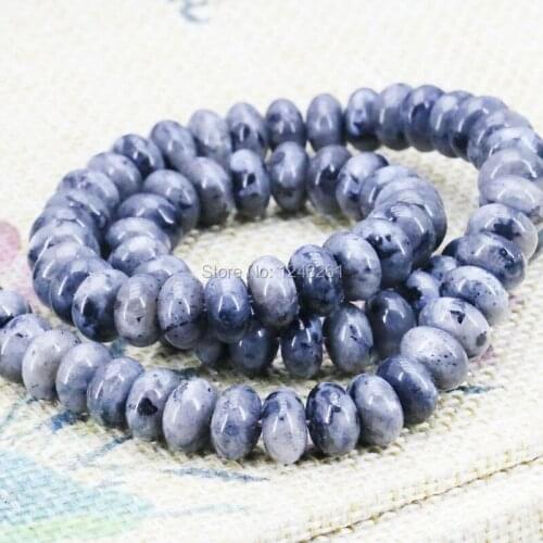 Shining Labradorite ShimmerStone Abacus 5X8mm Loose DIY Beads Natural Stone Gem DIY Jewelry Making Design 15inch For Women Girls