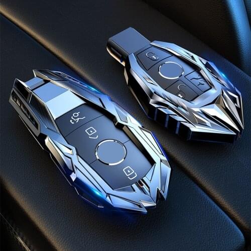 Car Remote Key Cover Case Key Shell For Mercedes Benz AMG GT A C E S R G Class GLC CLS CLA SLC GLS GLE EQC E300 C260 Car styling