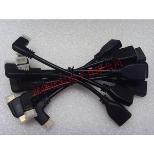 HDMI female to turn HDMI mini public head 90 elbow degree; side bend Tablet PC HD video adapter