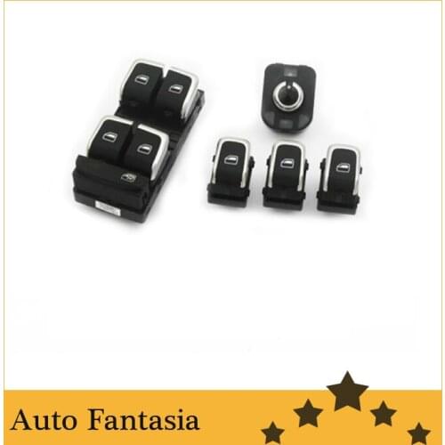 Chrome interior switches combo for Audi a5 sportback