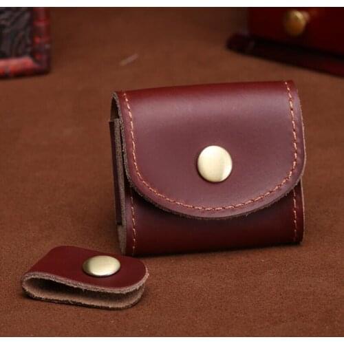 Mini Fashion Coin Purse Vintage Men Women Leather Wallet Multifunctional Female Small Coin Bag Key Pocket Wallets
