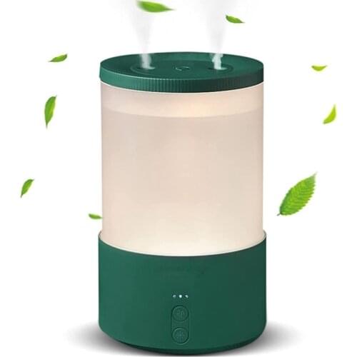 Mini Humidifier 650ml Small Portable Cool Mist Humidifiers Indoor with Night Light USB Personal Desktop Humidifier Auto Shut-Off