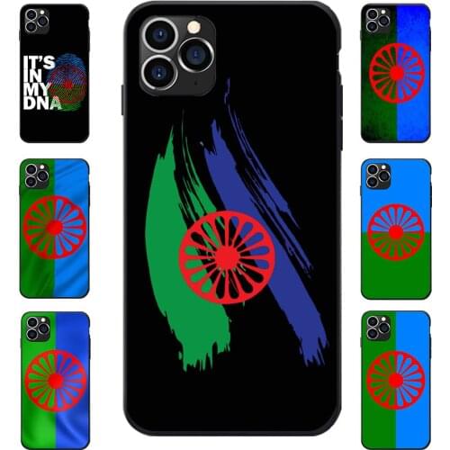 For XIAOMI 5 6 8 9 MAX MIX NOTE LITE PRO CC SE Gypsy Romany Roma Travellers Flag Theme Soft TPU Phone Back Cases