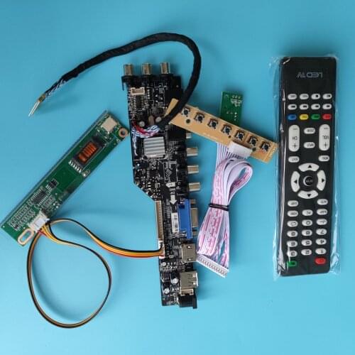 Kit for N154I2-L02 Rev.C1 30pin USB AV digital 1280X800 Controller board DVB-T DVB-C HDMI LCD 1 CCFL 15.4" TV Panel VGA