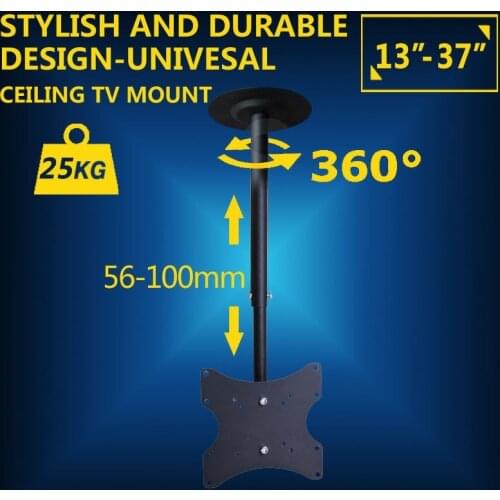 TV ceiling mount MC3260 Full Rotating Adjustable 13"-37" Ceiling TV Mount Bracket LED LCD Monitor Holder