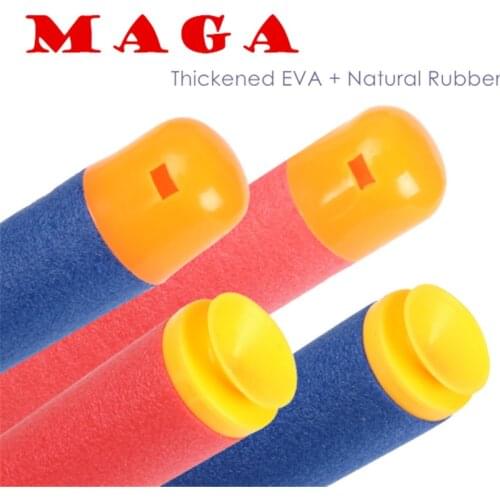 30PCS Sniper Rifle Bullets 9.5*2cm Darts for Nerf Mega Airsoft Pistol Kids Toy Gun Foam Refill Darts Big Hole Head Bullets