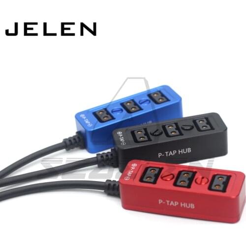 D-TAP to 3 D-tap Camera power three way splitter D-TAP Distributor dtap splitter Metal case with 1/4‘’ screw