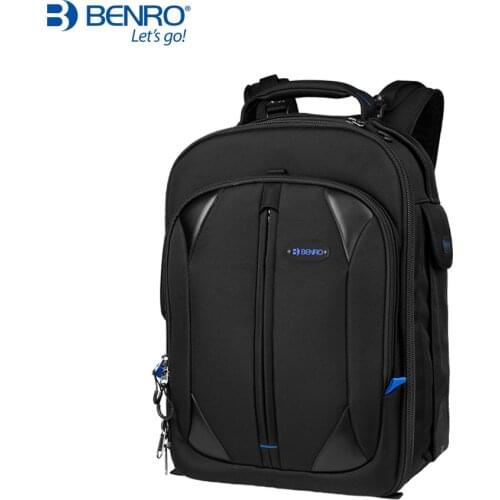 Benro Pioneer 200N 300N DSLR Backpack Laptop Compartment Large Size Soft Waterproof Camera Bag Rain Pioneer For Hiking Traveling