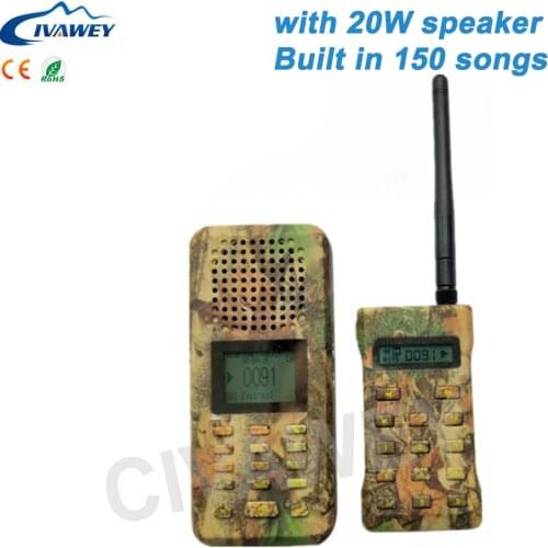 With remote controller 20W Mallard Duck Call Snow Goose call 150 Birds sound hunting MP3 Player bird caller timer on/off