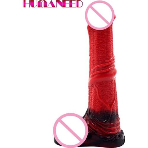 24.5*5.5cm Super Big Silicone Realistic Dildo Soft Female Masturbation Animal Cock Huge Horse Dildos Thick Artificial Penis Toy