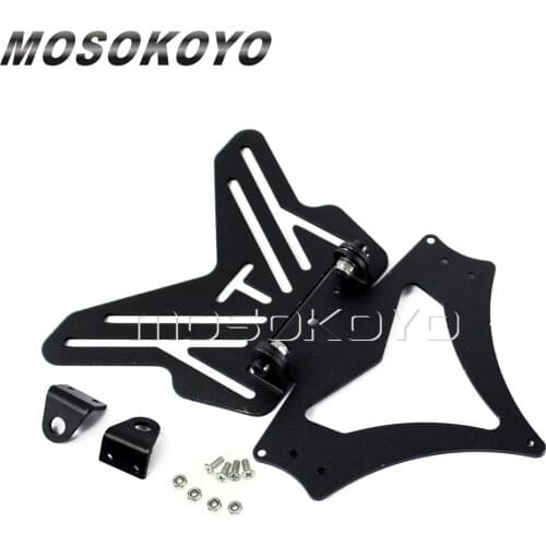 Universal Motorcycle Tail Tidy Indicator License Plate Bracket Stealth Mount Bracket Holder For Honda Suzuki GSXR GSR 650/750