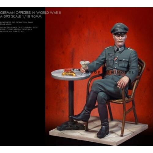 1/18 Resin model kits DIY figure soldier self-assembled A-593