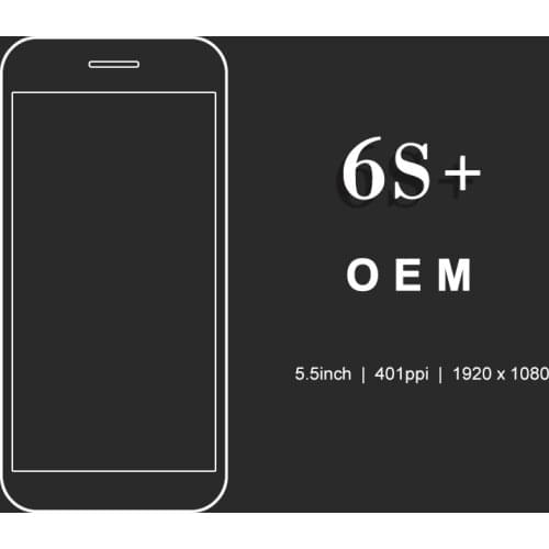 5 Pcs OEM For iPhone 6S Plus LCD 5.5" Display Screen +Touch Digitizer Replacement Assembly (camera ring+ear mesh+sensor ring)