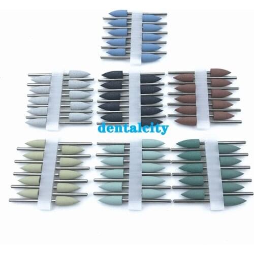 50pcs Dental silicon rubber burs 2.35mm resin burs Teeth Whitening Dentist Equipment