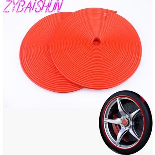 8 meters car wheel decoration collision prevention belt for Mitsubishi ASX Outlander Lancer Evolution Pajero Eclipse Grandis