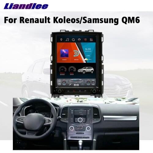 Car Multimedia Player Tesla Vertical Screen For Renault Koleos Samsung QM6 2016-2020 Radio Android DVD GPS Navigation System