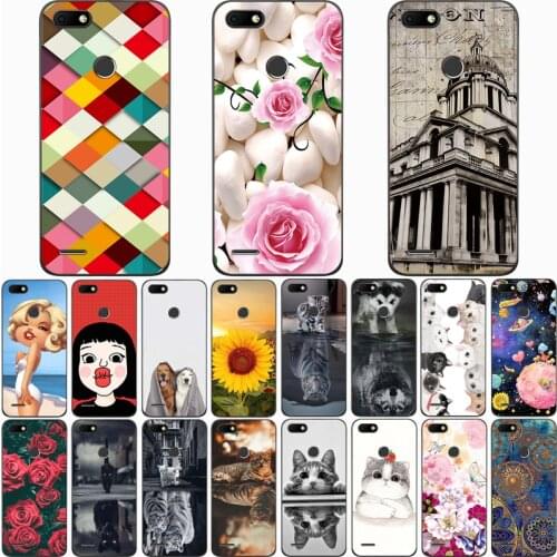 For BQ 5514L STRIKE POWER Case Wolf Silicon TPU Fundas for BQ 5514L Strike Power Cat Animal Shell Bag Housing Phone Cases