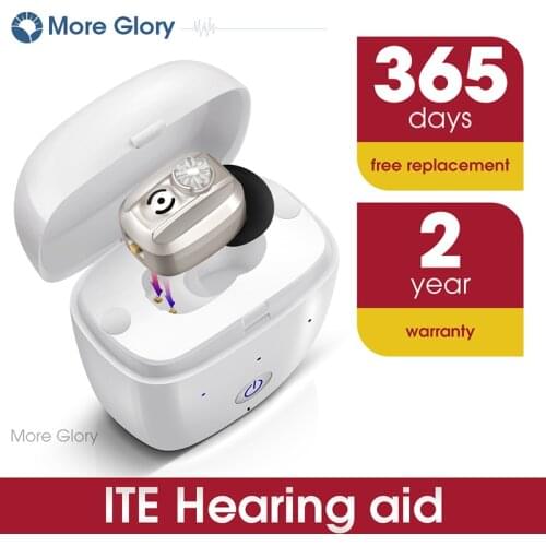 Mini Digital Hearing Aid,Wireless In Ear Sound Amplifier,Portable And Rechargeable,Suitable For The Elderly With Moderate