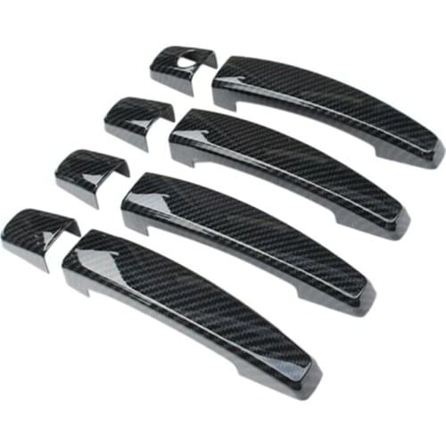 For Chevrolet Cruze 2008-2013 Car-Styling Exterior Door Handle / Door Bowl Carbon Fiber Texture Cover Decor