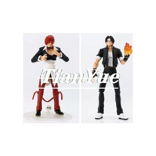 The King of Fighters 98 Ultimate Match Figma SP 094 Kyo Kusanagi SP 095 Iori Yagami Action Figure Model Decoration 15cm