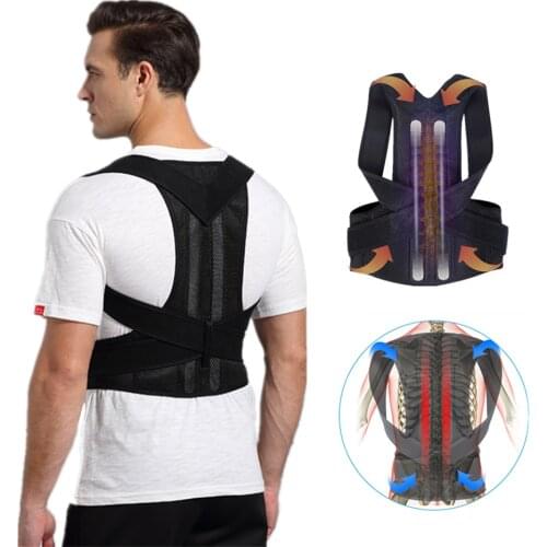 Getinfit Adjustable Humpback Spine Posture Corrector Protection Back Shoulder Support Posture Correction Therapy Belt Unisex