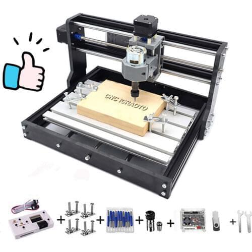 Upgrade CNC 3018 PRO GRBL DIY laser Engraver Wood Machine 3 Axis Pcb Milling Machine Wood Router Engraver with Offline