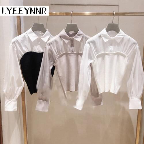 Трикотажные блузки LYEEYNNR China At AliExpress