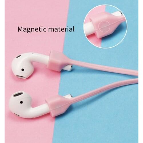 Suitable for airpods anti-lost rope magnetic for airpods1/2/3 magnetic suction silicone lanyard headphones anti-lost line