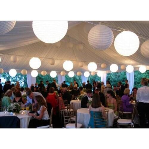 Fashion 10" 25cm Chinese Paper Lanterns With LED Candle Lights For Wedding Christmas Birthday Hanging Ornament Party Decoration