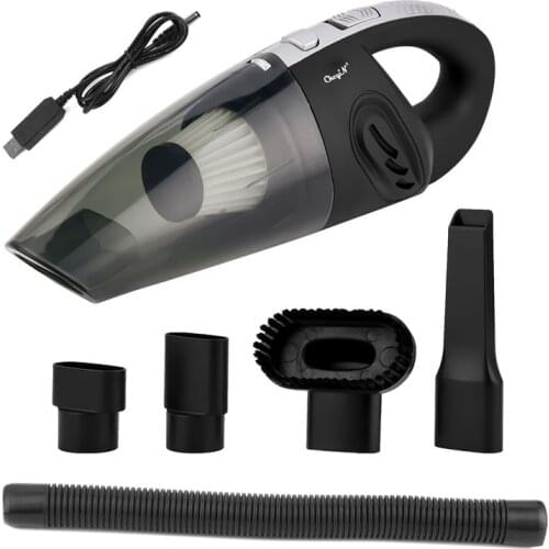 Powerful Handheld Car Vacuum Cleaner 120W Rechargeable Portable Household Motor Cleaner With Carrying Bag Quick Charge Wet Dry