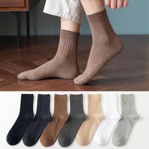 Men Solid Color Short Socks Spring Autumn Breathable Comfortable Cotton Sports Absorb Sweat Ankle Socks Male Sock calcetines
