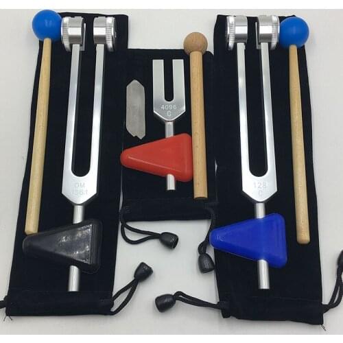 OM 136.1hz tuning fork chakra tuning fork 128hz crystal 4096hz tuning fork yoga spiritual meditation fork