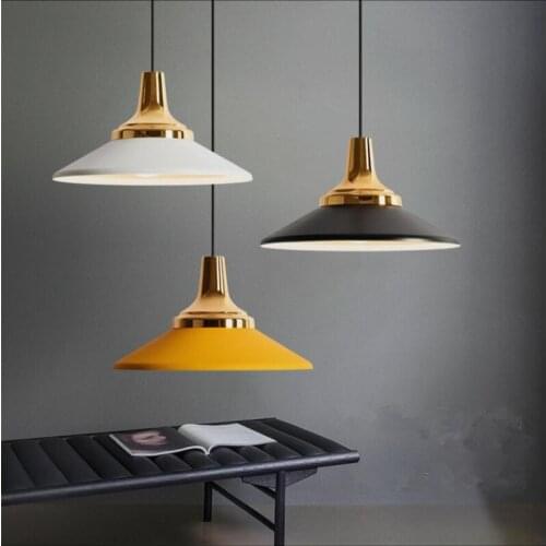 Loft Pendant Lamp Modern Nordic Dining Room Living Room Restaurant Cafe Club Bedroom Bar Hall Pendant Light Bed hanging lamp