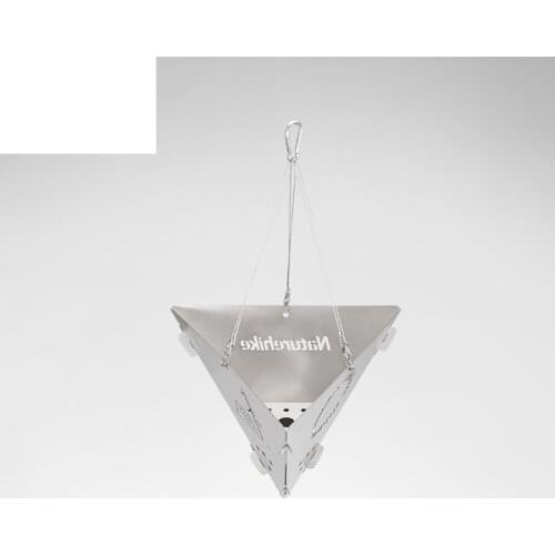 【New store 】 Triangle Wood Burning Stove Portable Camping Hanging Stove Outdoor Barbecue Stainless Platform NH20PJ120 Naturehik