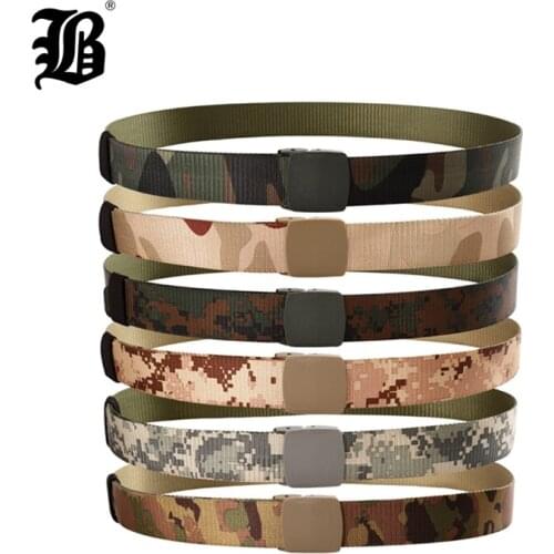 [FLB] New Men & Women High Quality Military Nylon Belt Canvas Strap Patriotic Retired Soldiers Jeans Tactical Belt 130cm FP084