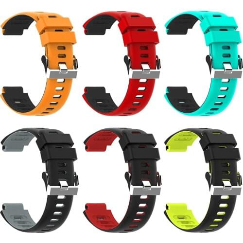 Durable Silicone Sports Watchband Business Adjustable Bracelet Strap Smart Watch Accessories for Garmin Forerunner 220/230/235