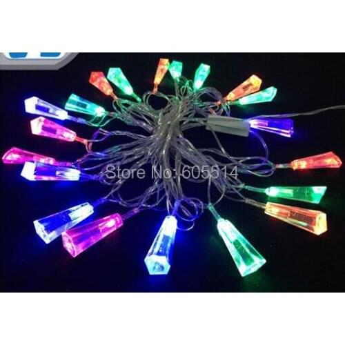 [Seven Neon]Free shipping 110V/220V trash ice shape 4M 20leds party/Christmas/decoration/holiday led string light