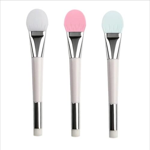 Silicone Masks Brush Double Ended Soft Foundation Mud Mixing Applicator Facial Face Mask Brushes