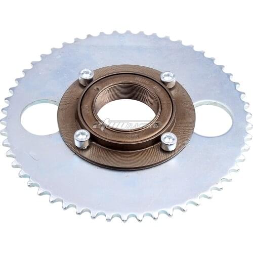 T8F 34mm Rear Wheel Freewheel Clutch Right Side Freewheel 4 Bolt With Sprocket For Electric Scooter Bicycle Pocket Pit Dirt Bike