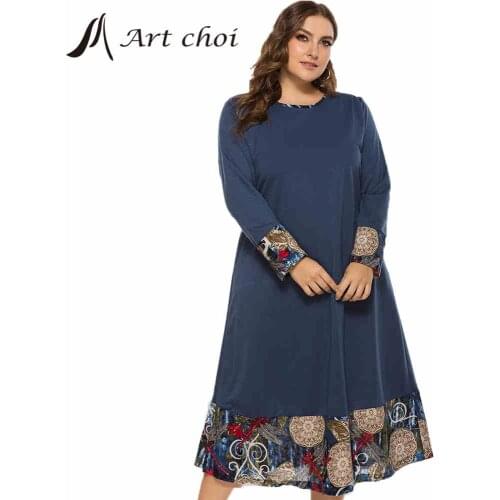 Spring Autumn Elegant Women Midi Dress Skirt Ladies Female Fashion Work Office A-Line Party Vestido Vintage Oversized Plus Size
