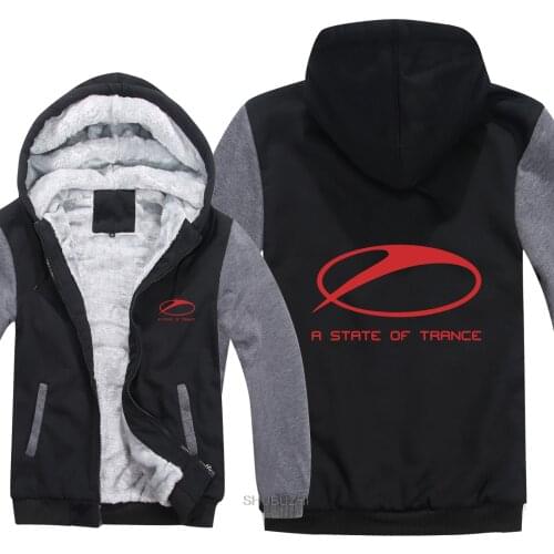Winter Armin Van Buuren A State Of Trance Hoodies Men Coat Wool Liner Jacket Hip Hop DJ Sweatshirts