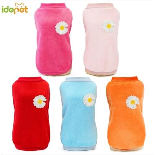 Winter Fleece Pet Dog Clothes Puppy Clothing French Bulldog Coat Pug Costumes Jacket For Small Dogs Chihuahua Vest