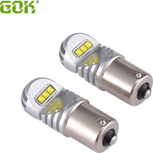10pcs New 1156 led BA15S 30W cree chip led Turn signal light LED Reverse Lamp car Bulb White led Car-styling