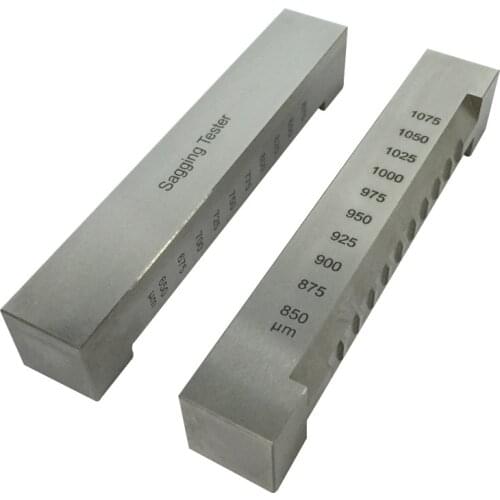 50-1075um Range Corrosion Resistant Stainless Steel Sagging Tester For Paints