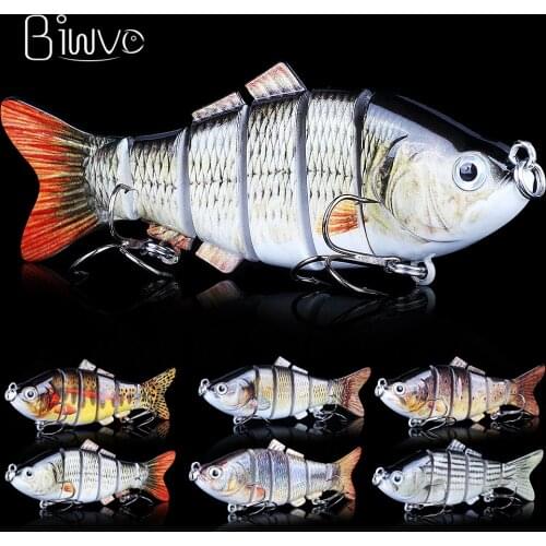 BIWVO 10CM Hard Lure With Hook Artificial Wobbler Bait Fish Tackle Sea Spinner Swimbait Accessories All Goods For Fishing