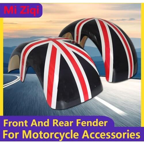 Mi Ziqi 10x6.00-5.5 10x6.00-6 Citycoco Fender Shell Flaps Front and Rear Fender Mudguards with Taillight Reminder