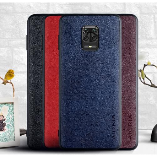 Case for Xiaomi Redmi Note 9 Pro 9S 9 funda Luxury Vintage leather skin phone cover for xiaomi redmi note 9 pro case coque capa